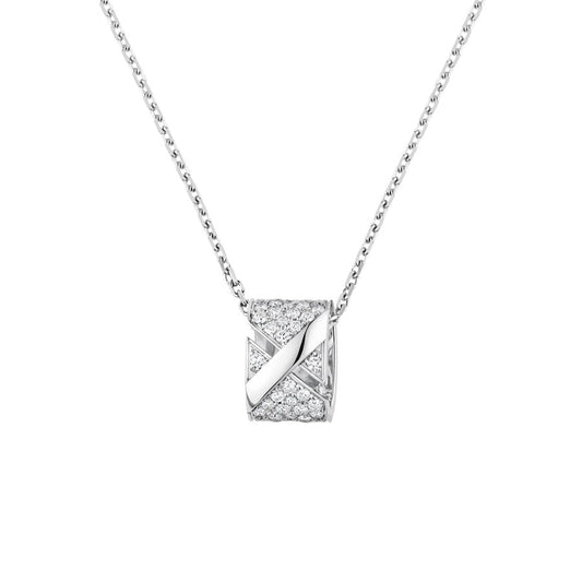 [⭐Seralia]LIENS EVIDENCE DIAMOND PAVED NECKLACE