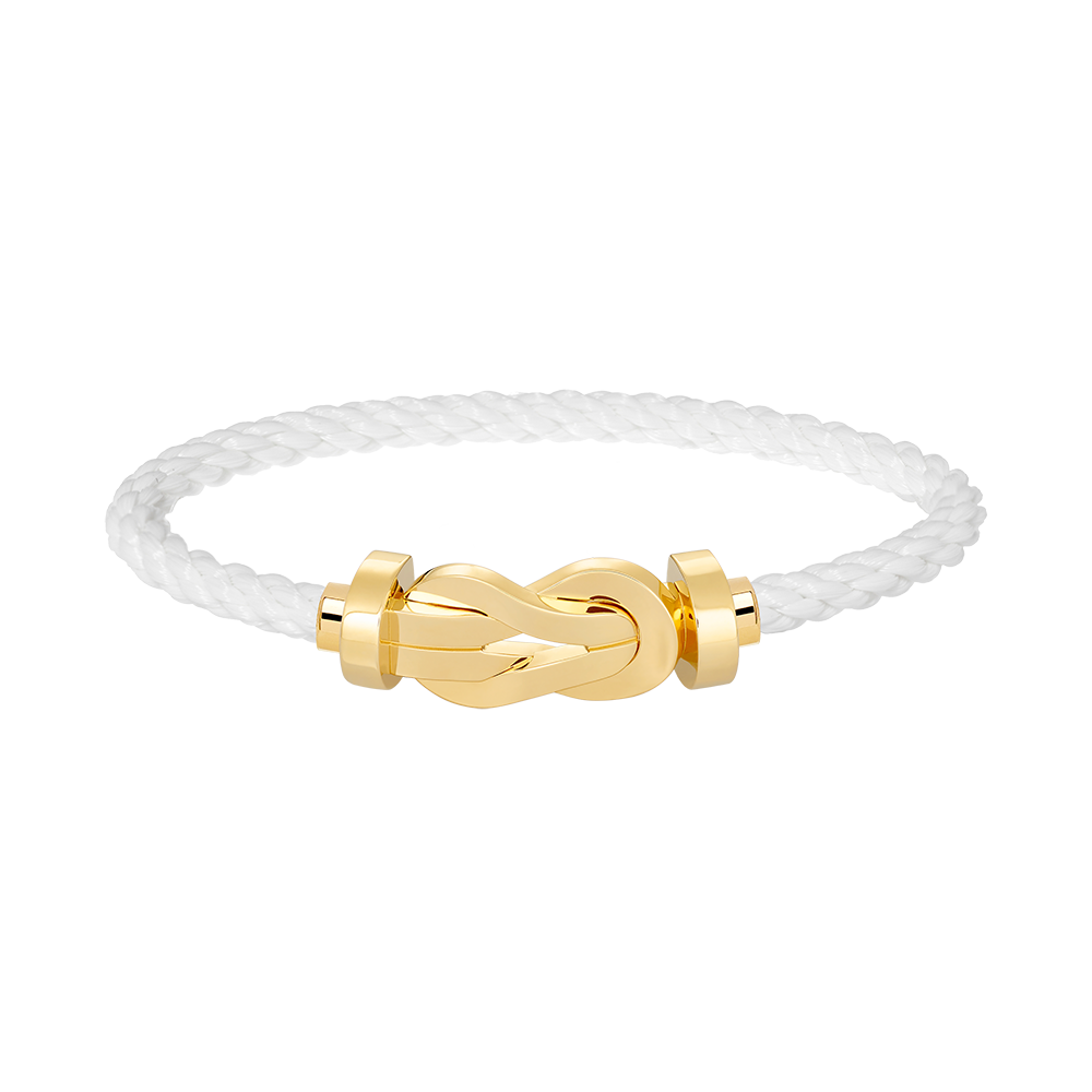 [⭐Seralia]CHANCE LARGE 8 FIGURE BUCKLE NO DIAMOND BRACELET GOLD