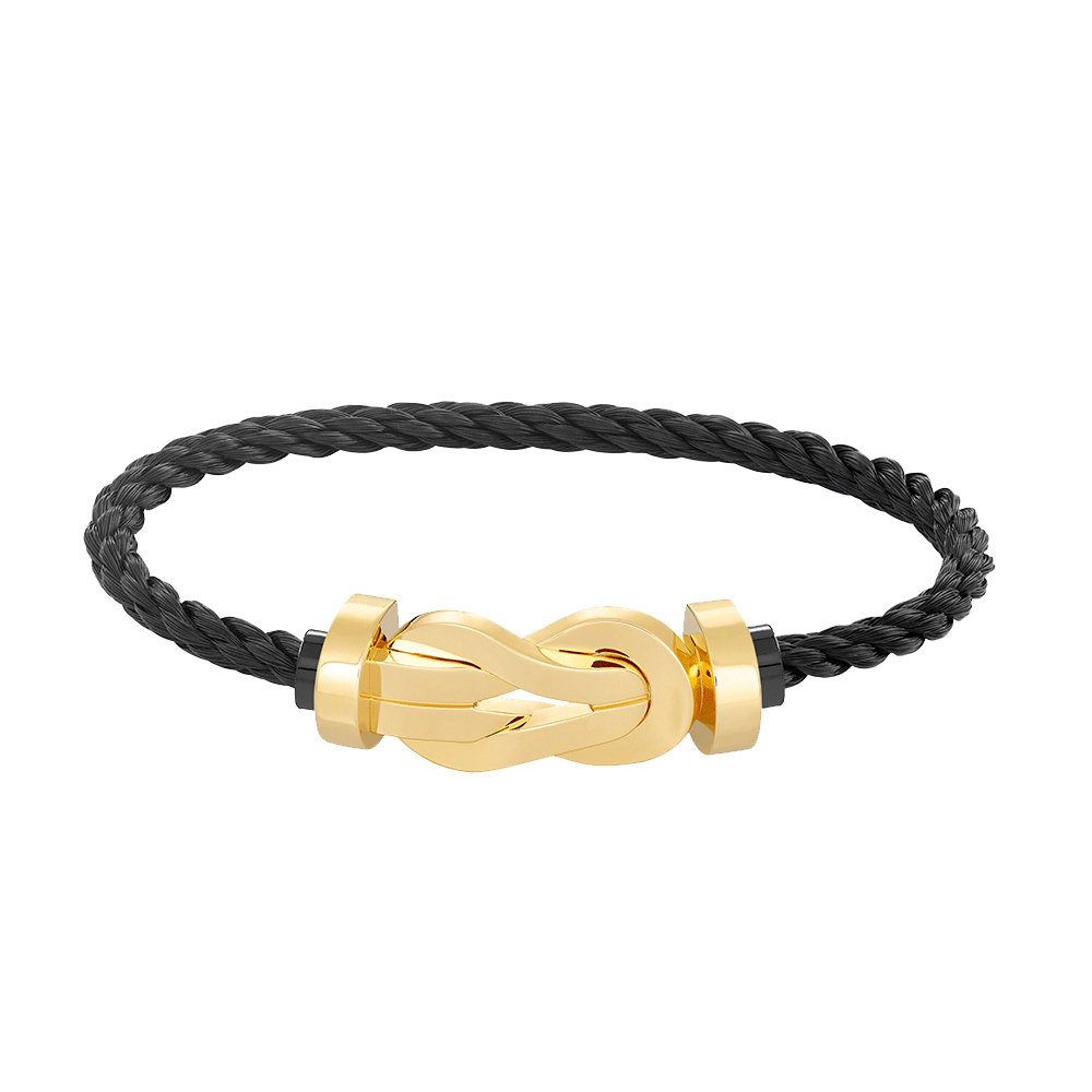 [⭐Seralia]CHANCE LARGE 8 FIGURE BUCKLE NO DIAMOND BRACELET GOLD