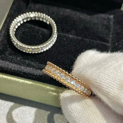 [⭐Seralia]PERLEE DIAMOND SILVER RING