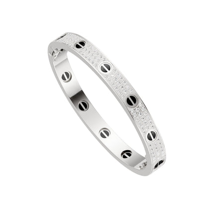 [⭐Seralia]LOVE BRACELET 6.1MM DIAMOND-PAVED CERAMIC