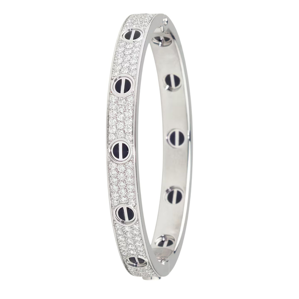 [⭐Seralia]LOVE BRACELET 6.1MM DIAMOND-PAVED CERAMIC