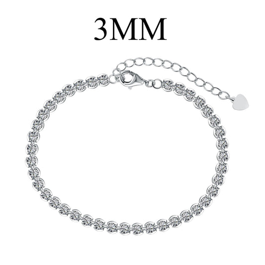 [Lucky Jewelry]Ornate  Luckyling Round Cut Daily Bracelet