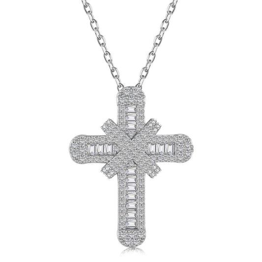 [Lucky Jewelry]Gypsophila With Dimonds Necklace