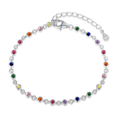 [Lucky Jewelry]Colorful Bead Array Bracelet