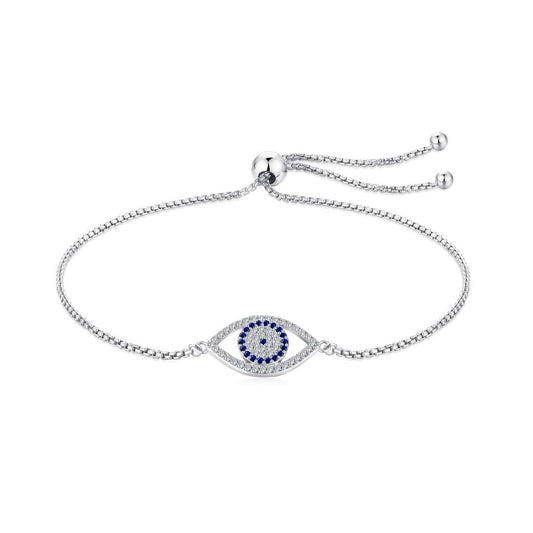 [Lucky Jewelry]Dazzling Eye Shape Necklace