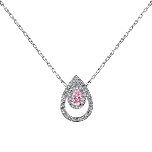 [Lucky Jewelry]Luckyling Pear Cut Necklace