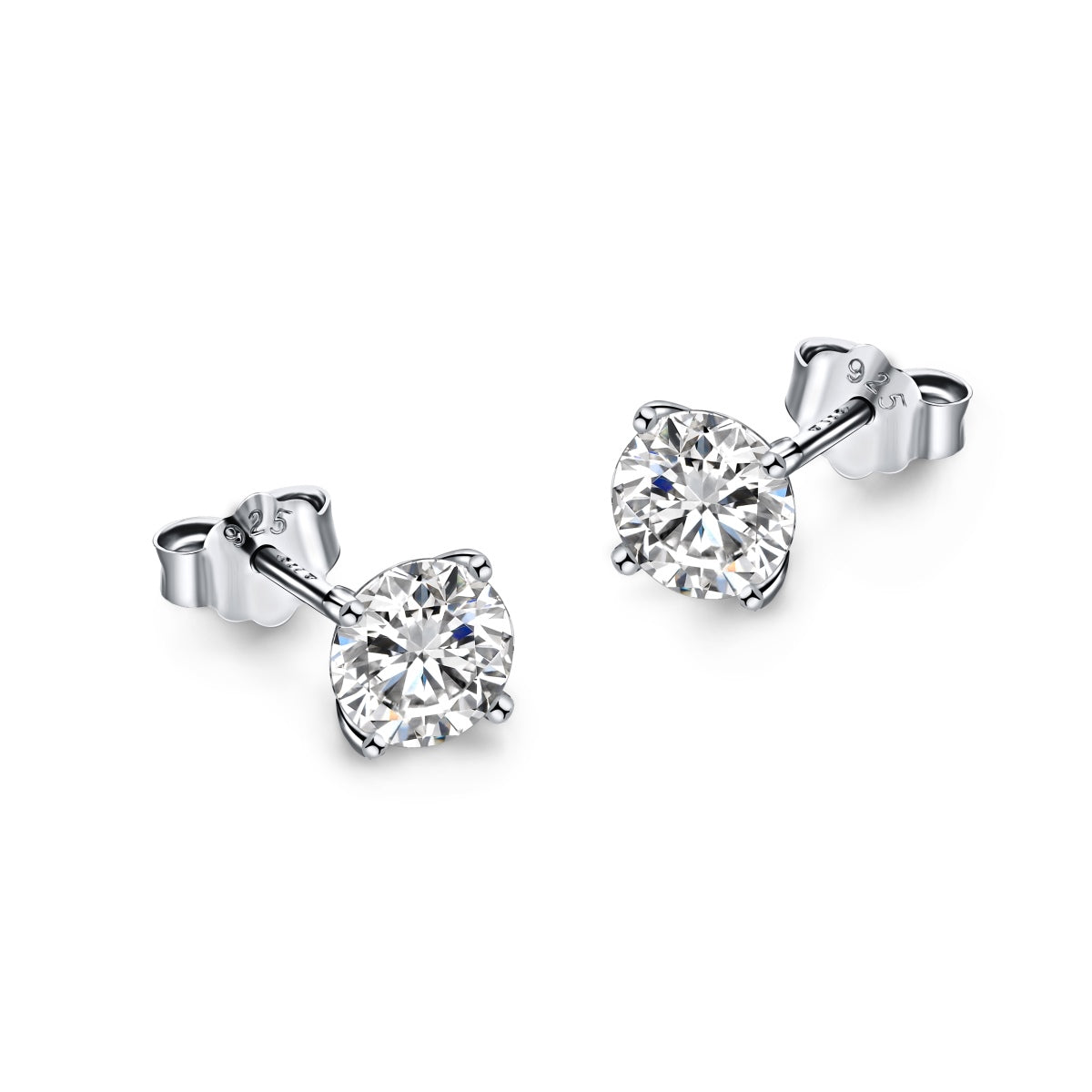 [Lucky Jewelry]Unique Round Shape Earrings
