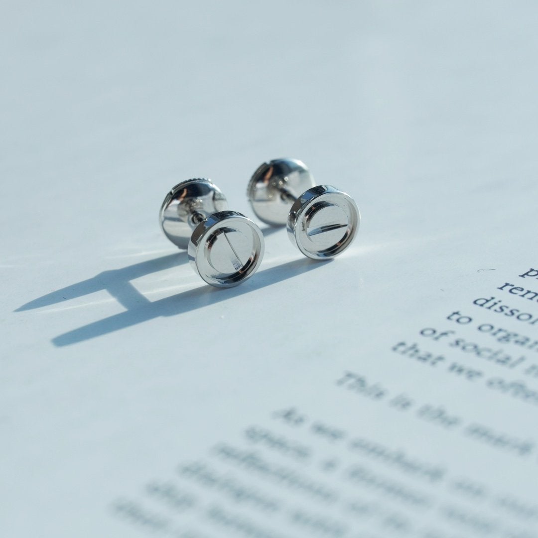 [⭐Seralia]LOVE EARRINGS SILVER 10MM