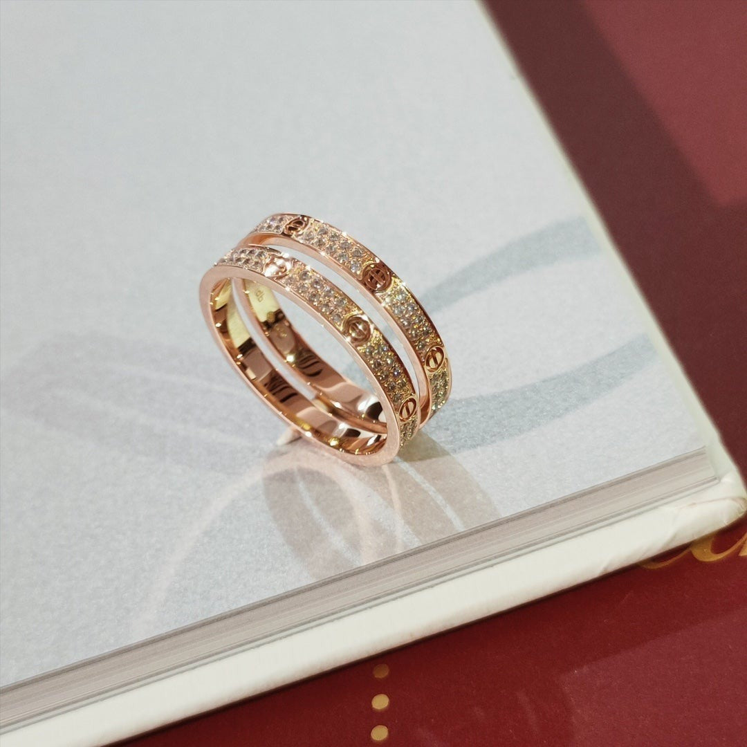 [⭐Seralia]LOVE RING 2.65MM DIAMOND