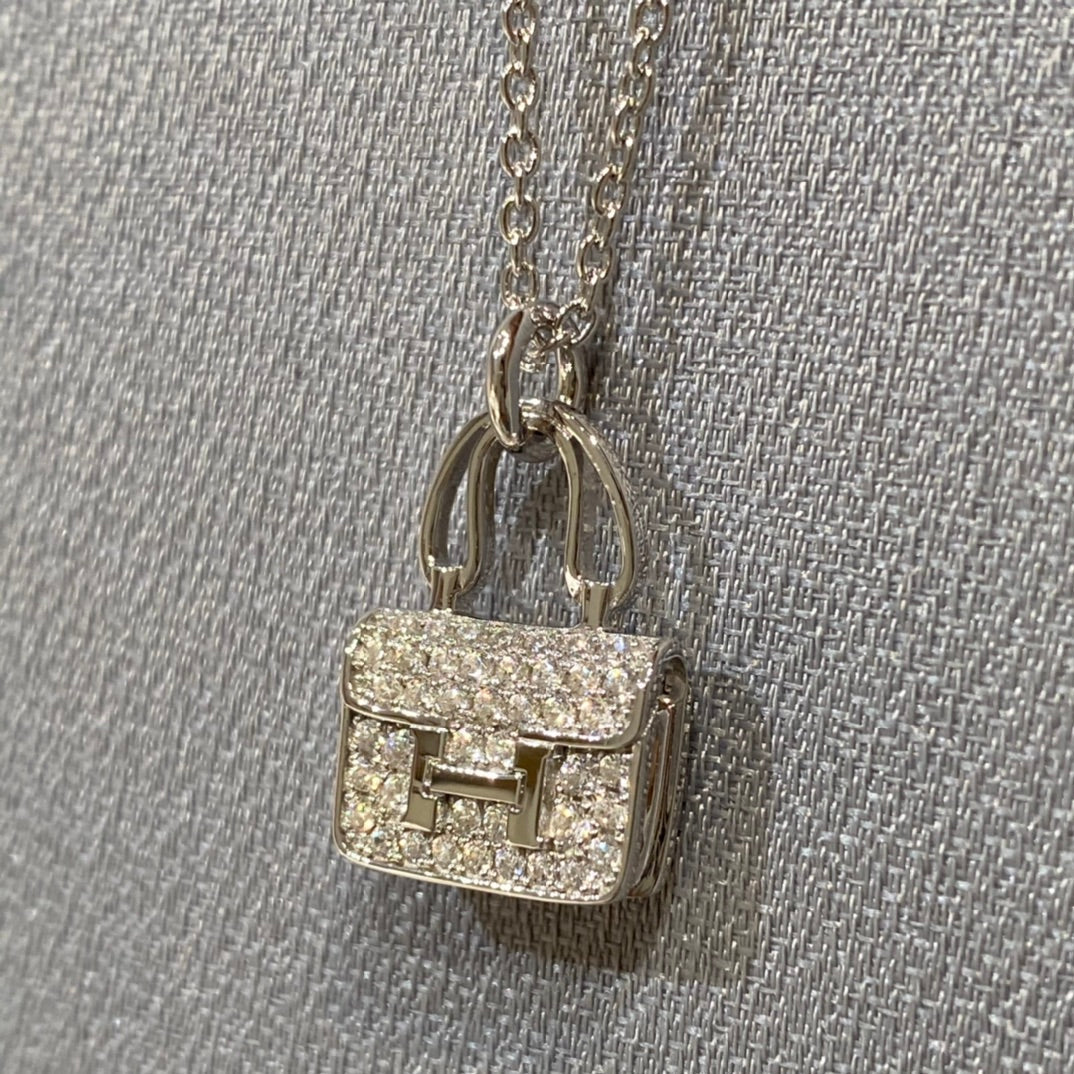 [⭐Seralia]CONSTANCE PEDANT DIAMOND NECKLACE