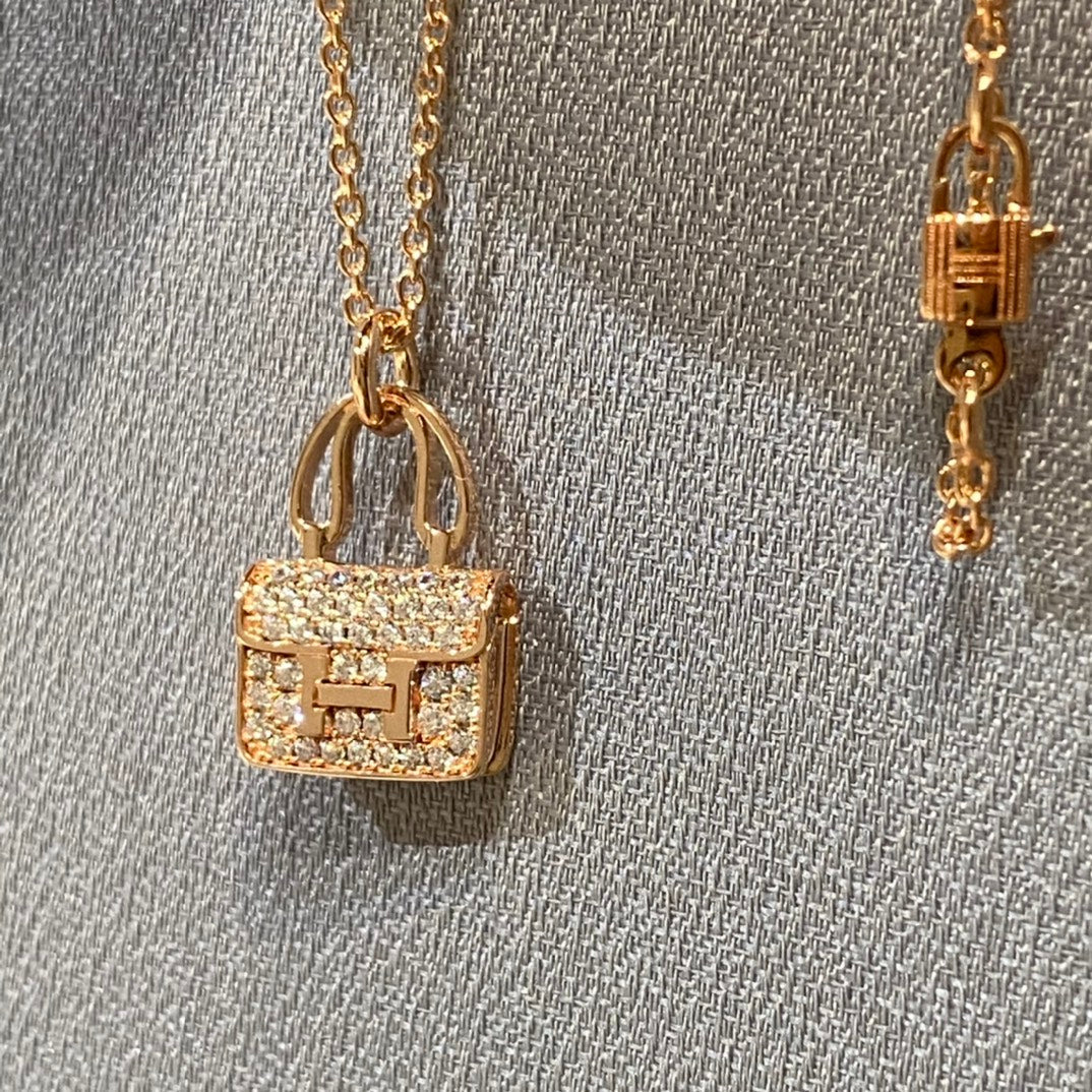 [⭐Seralia]CONSTANCE PEDANT DIAMOND NECKLACE