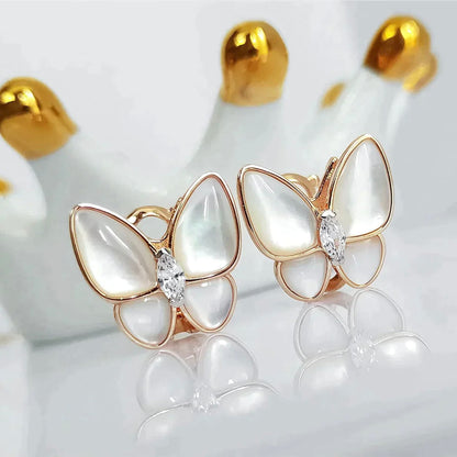 [⭐Seralia]BUTTERFLY MOP DIAMOND EARRINGS