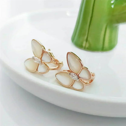 [⭐Seralia]BUTTERFLY MOP DIAMOND EARRINGS