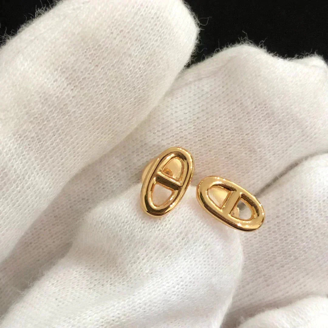 [⭐Seralia]CHAINE SMALL EARRINGS GOLD AND SILVER
