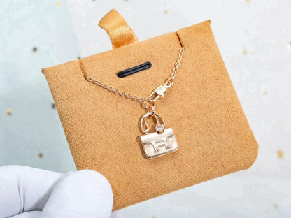 [⭐Seralia]AMULETTE PEDANT ROSE GOLD NECKLACE