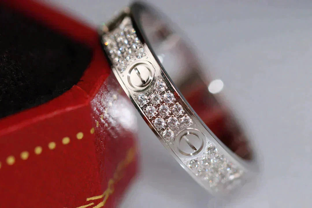 [⭐Seralia]LOVE RING 3.6MM DIAMOND PAVED