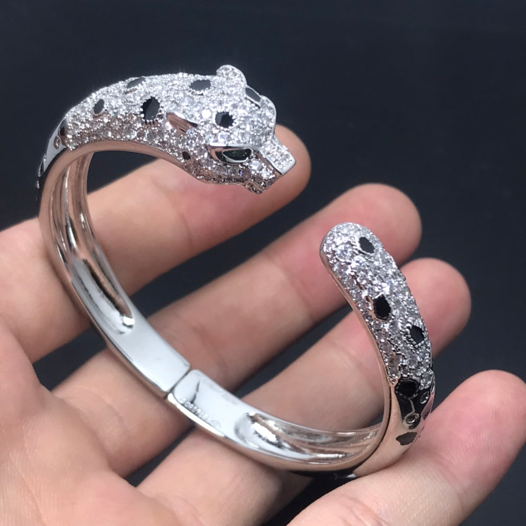 [⭐Seralia]PANTHERE BIG BRACELET DIAMONDS