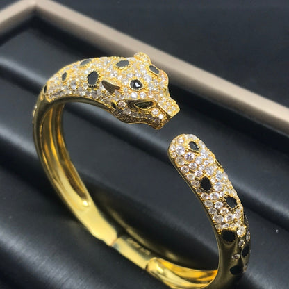 [⭐Seralia]PANTHERE BIG BRACELET DIAMONDS