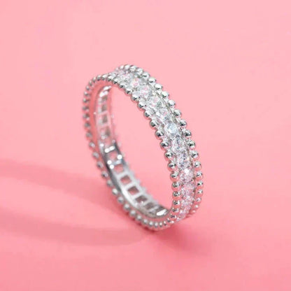 [⭐Seralia]PERLEE DIAMOND SILVER RING