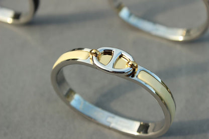 [⭐Seralia]CLIC CHAINE SILVER BRACELET