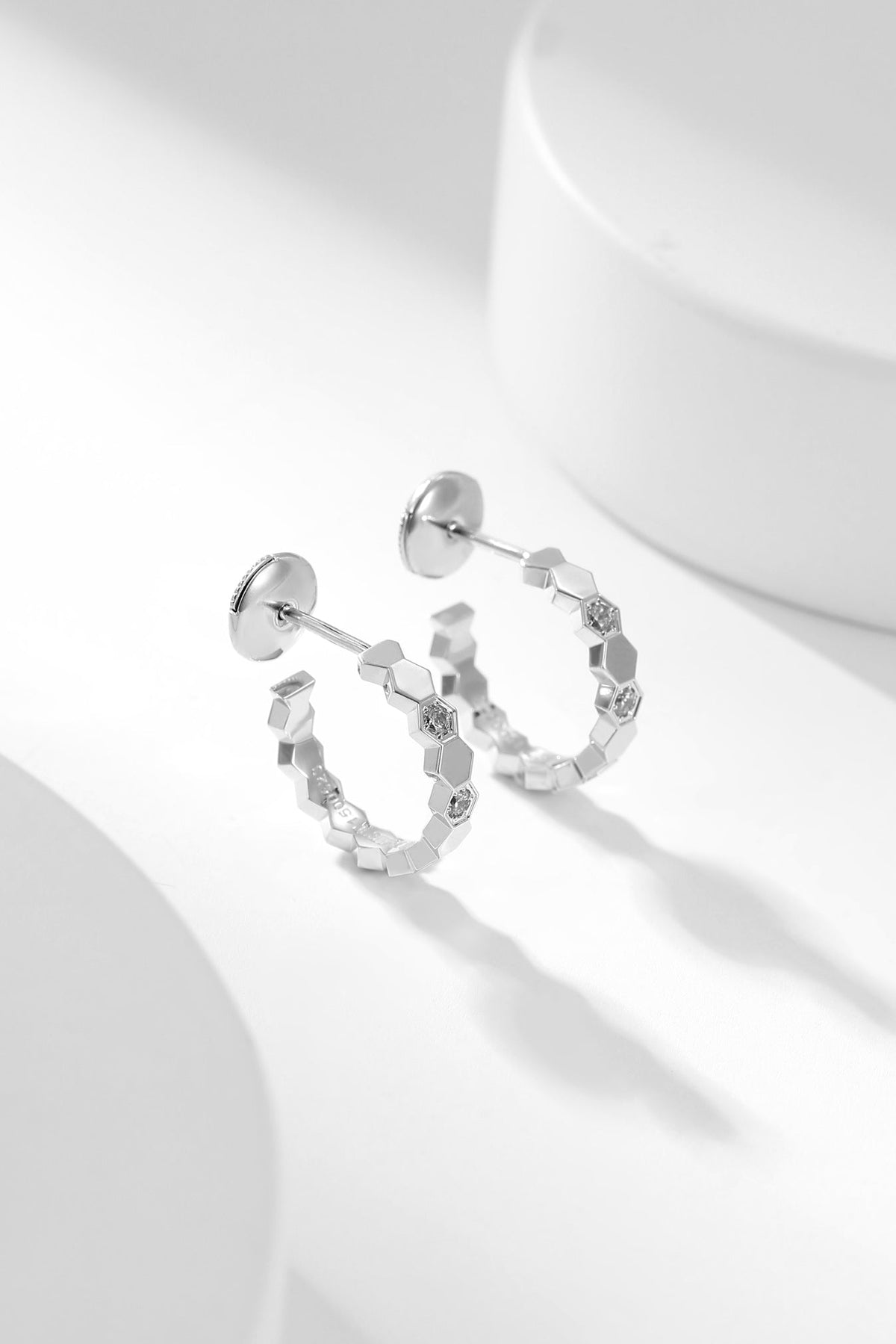[⭐Seralia]BEE LOVE DIAMOND HOOP EARRINGS