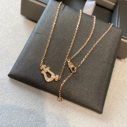 [⭐Seralia]FORCE 10 DIAMOND PINK GOLD NECKLACE MINI MODEL