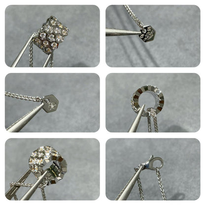 [⭐Seralia]BEE LOVE DIAMOND PAVED 3 ROW NECKLACE