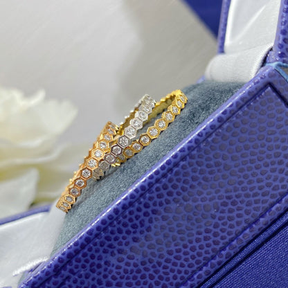 [⭐Seralia]BEE LOVE DIAMOND PAVED SMALL RING