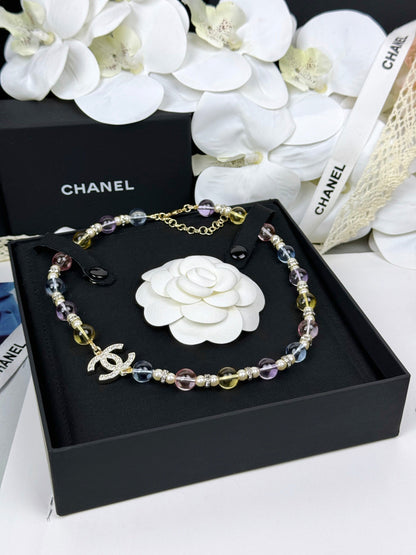 [⭐Seralia]26C New Spring Collection Colorful Transparent Resin Necklace