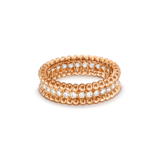 [⭐Seralia]PERLEE DIAMOND ROSE GOLD RING