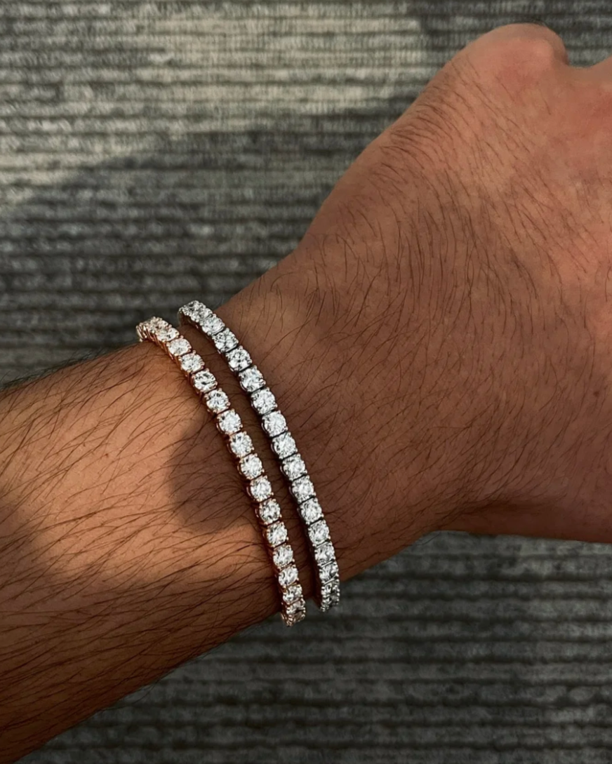 [⭐Seralia]  CLASSIC BASEBALL BRACELAT, 52 DIAMOND