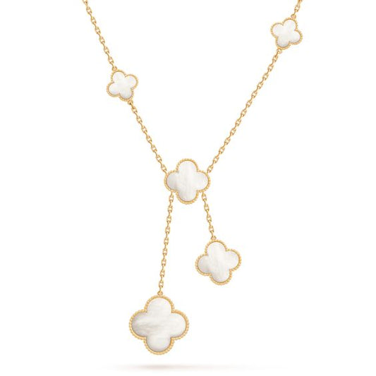 [⭐Seralia]CLOVER MOTHER OF PEARL NECKLACE 6 MOTIF