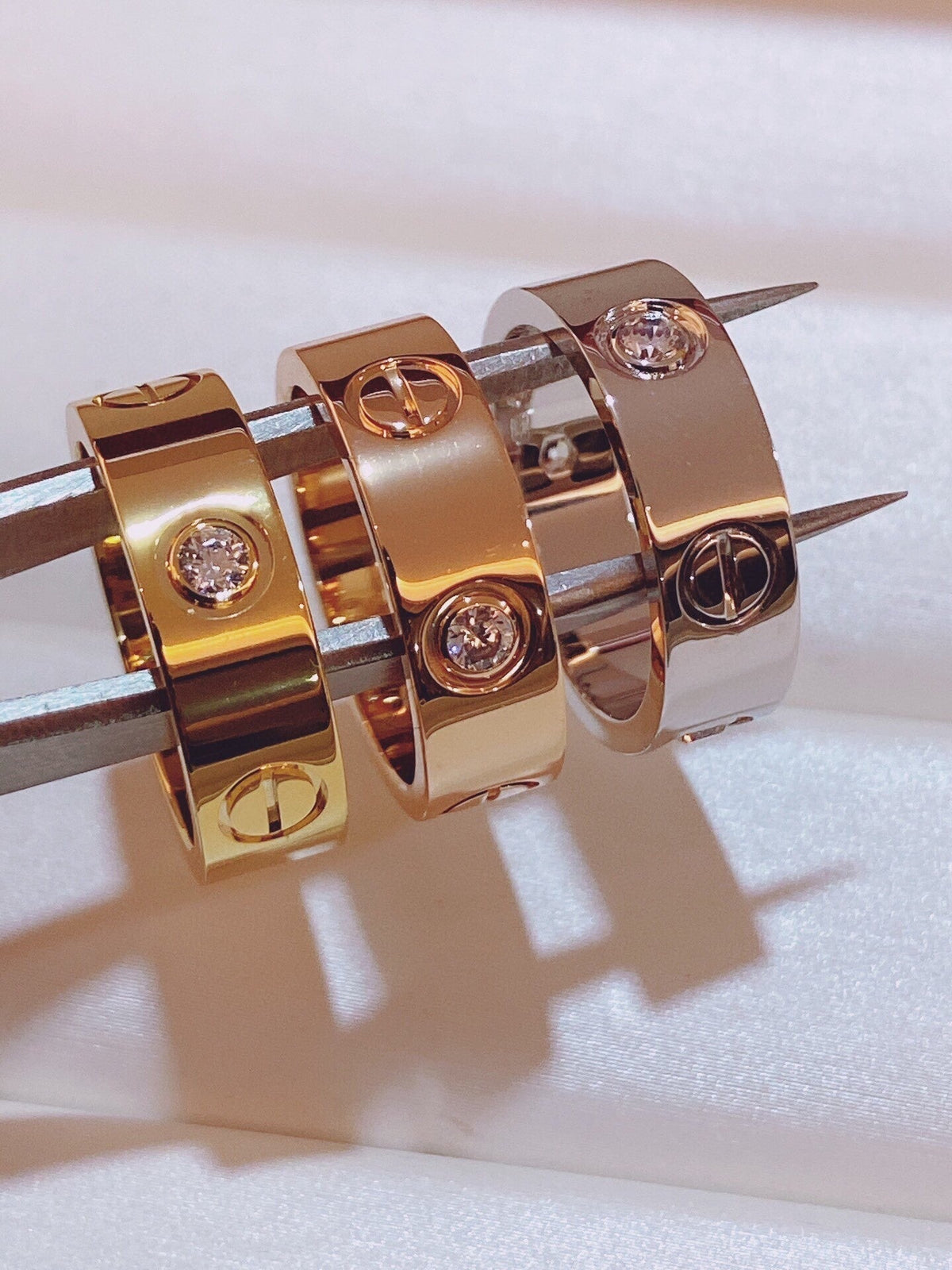 [⭐Seralia]Three-Diamond Ring