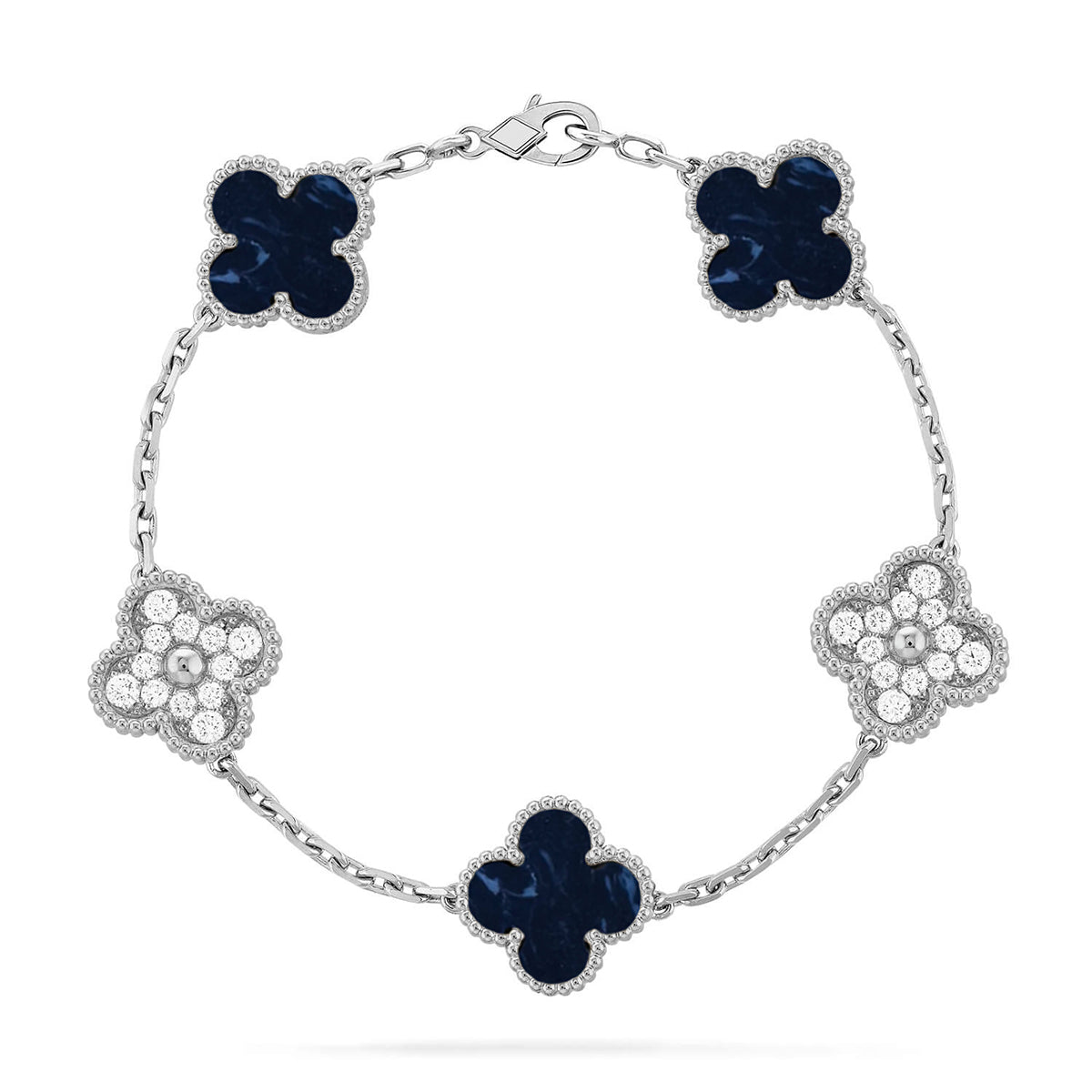 [⭐Seralia]CLOVER 5 MOTIF PIETERSITE BRACELET COLLECTION