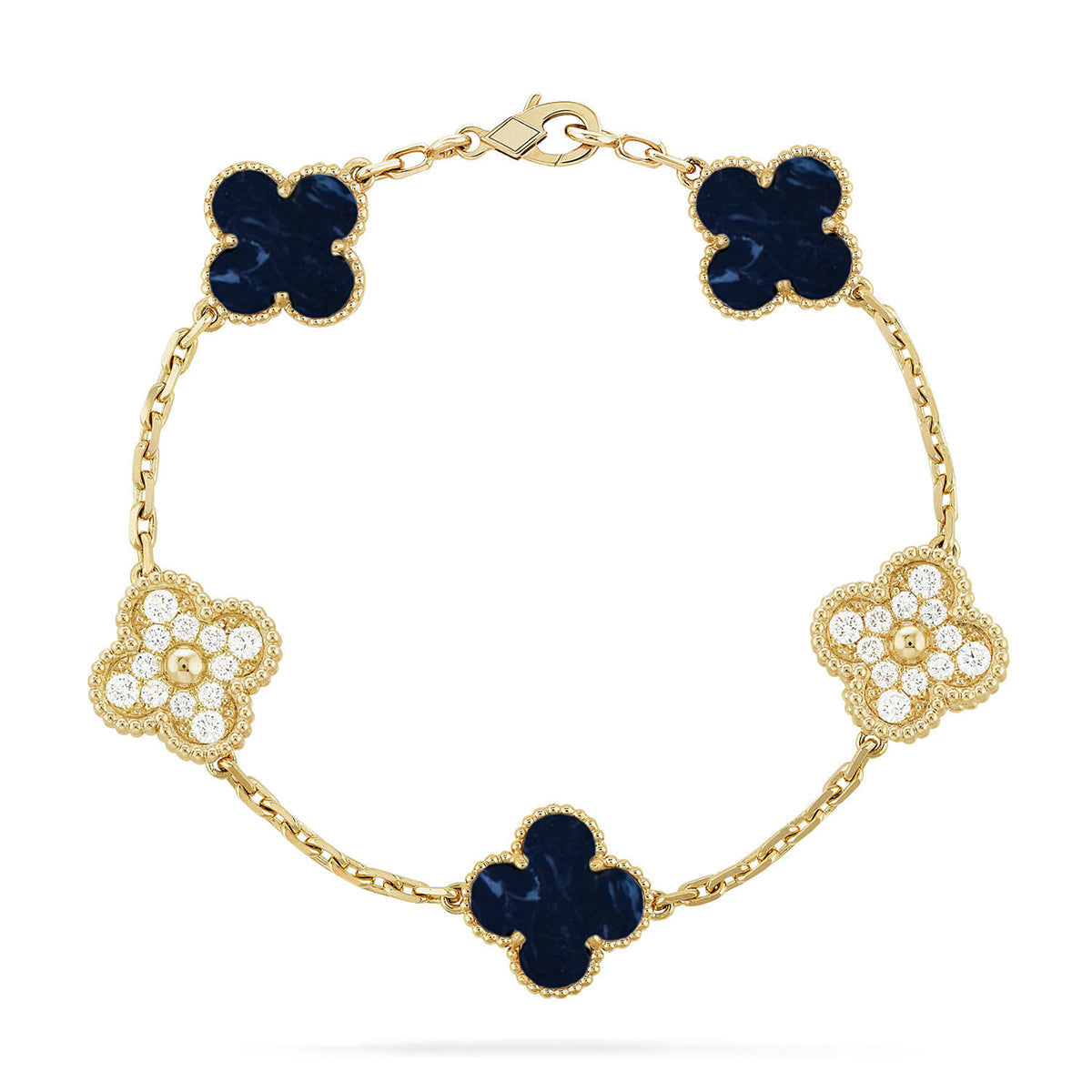 [⭐Seralia]CLOVER 5 MOTIF PIETERSITE BRACELET COLLECTION