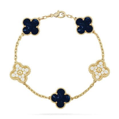 [⭐Seralia]CLOVER 5 MOTIF PIETERSITE BRACELET COLLECTION
