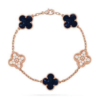 [⭐Seralia]CLOVER 5 MOTIF PIETERSITE BRACELET COLLECTION