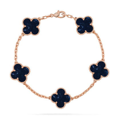 [⭐Seralia]CLOVER 5 MOTIF PIETERSITE BRACELET COLLECTION