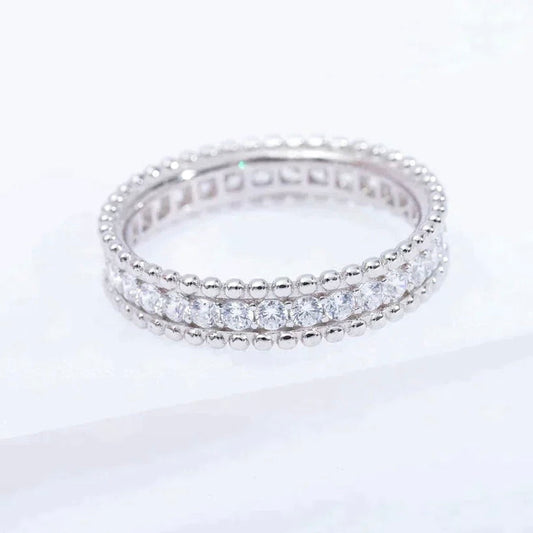 [⭐Seralia]PERLEE DIAMOND SILVER RING