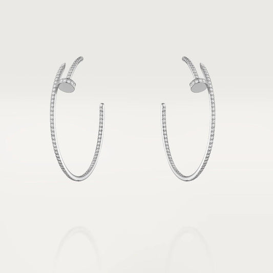 [⭐Seralia]JUSTE EARRINGS FULL DIAMONDS 1.8MM