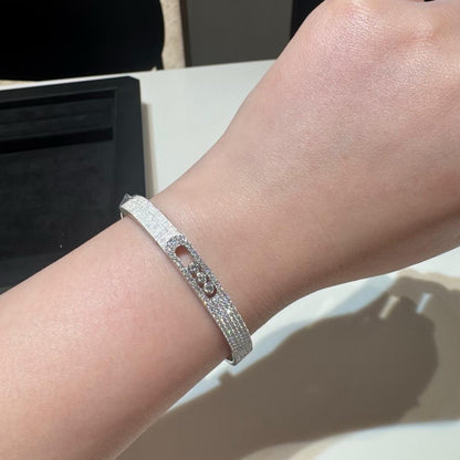 [⭐Seralia]Move Noa Ciselé half pavé bangle