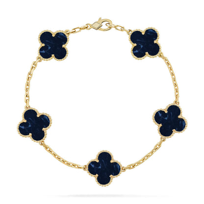 [⭐Seralia]CLOVER 5 MOTIF PIETERSITE BRACELET COLLECTION