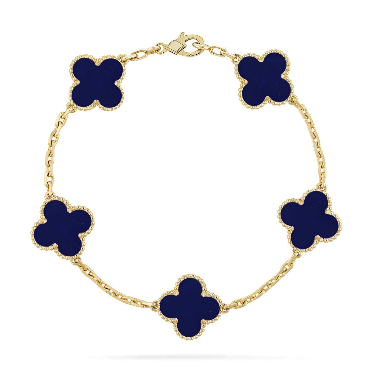 [⭐Seralia]CLOVER 5 MOTIF LAPIS LAZULI BRACELET COLLECTION