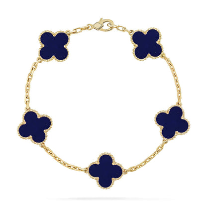 [⭐Seralia]CLOVER 5 MOTIF LAPIS LAZULI BRACELET COLLECTION