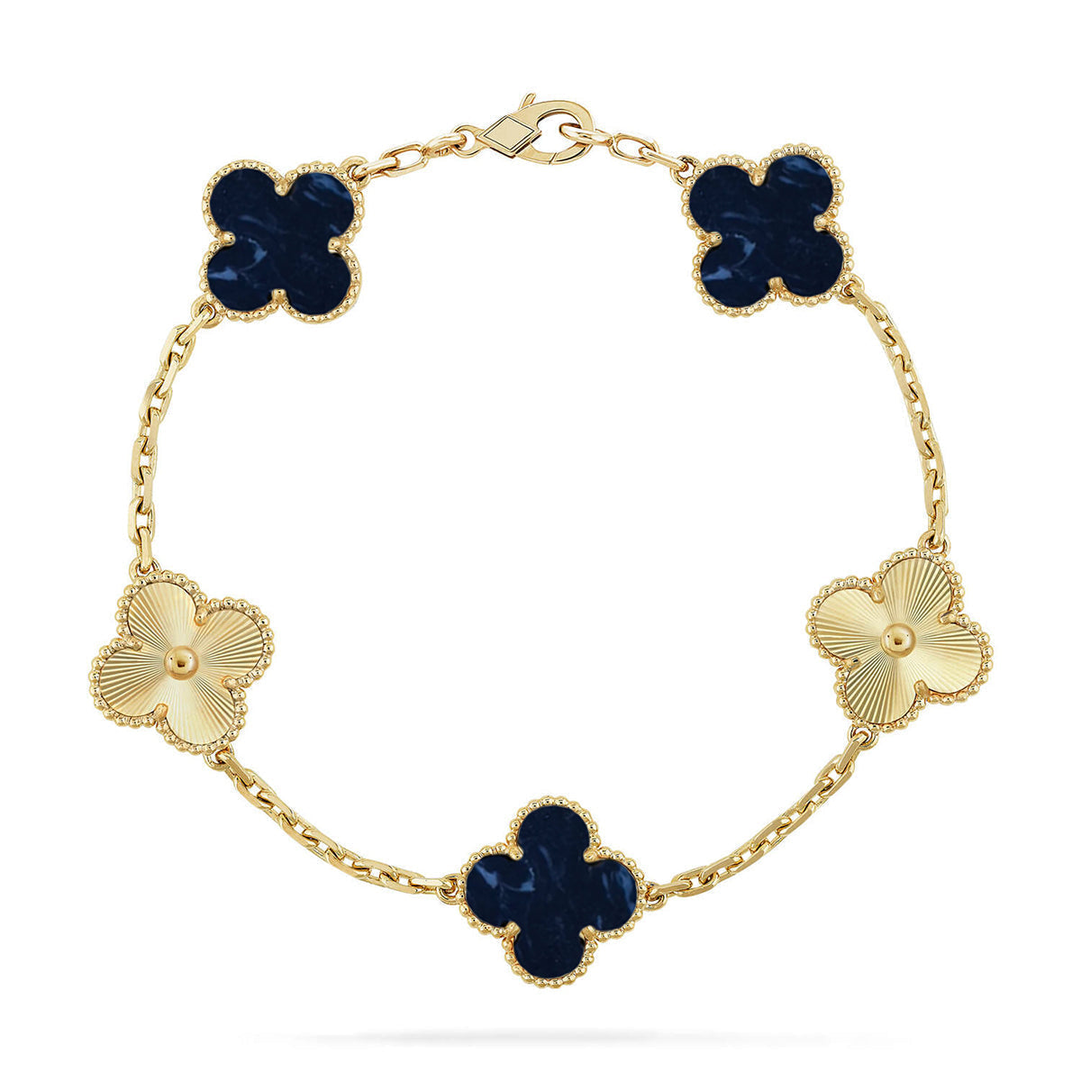 [⭐Seralia]CLOVER 5 MOTIF PIETERSITE BRACELET COLLECTION