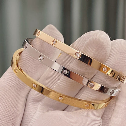 [⭐Seralia]LOVE BRACELET 3.65MM 10 DIAMONDS