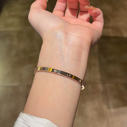 [⭐Seralia]LOVE BRACELET 3.65MM 6 DIAMONDS