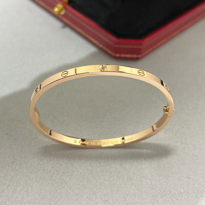 [⭐Seralia]LOVE BRACELET 3.65MM 6 DIAMONDS