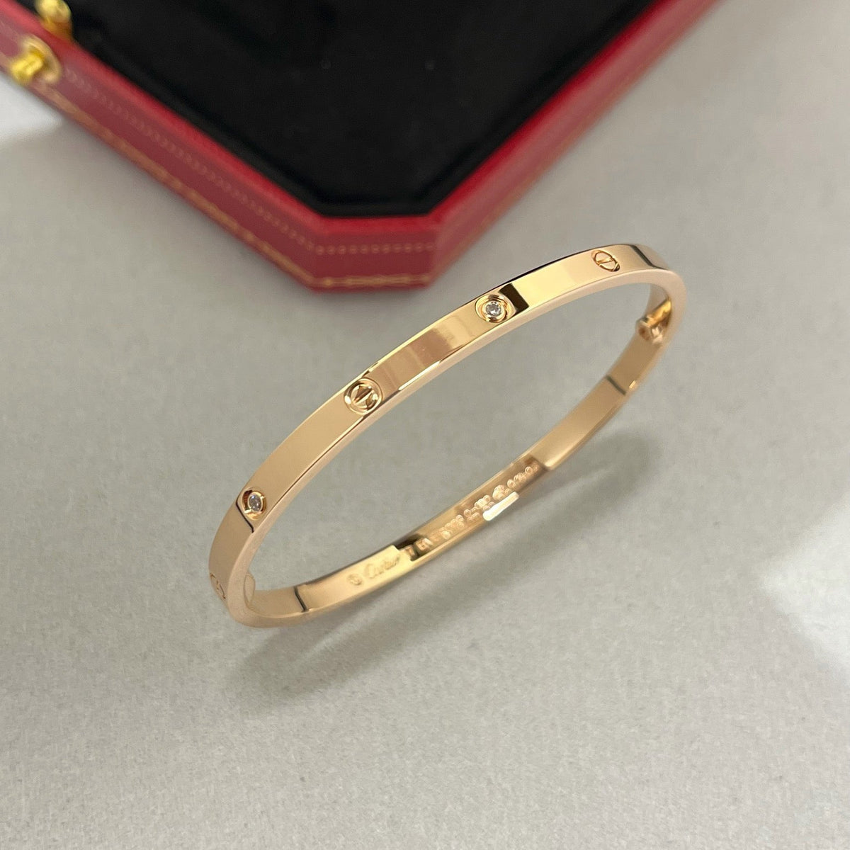 [⭐Seralia]LOVE BRACELET 3.65MM 6 DIAMONDS